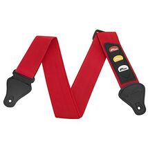Tiger STP4-RD Music Guitar Strap with Pick Holder - Red  - $23.00