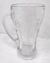 VTG Coca-Cola Glass w/ Handle & Logo - 14 oz. Clear Glass/Cup - $7.90