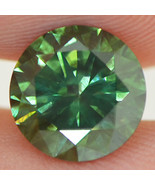 Green Diamond Round Shape Fancy Color 2 ct Natural VS2 Loose Certified E... - £2,077.87 GBP