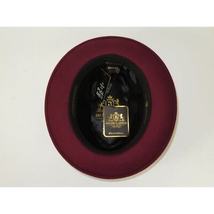 Men Bruno Capelo Hat Australian Wool Crushable Center Dent Florence FL524 Wine image 5