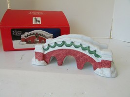 Santas Best 97823 Brick Looking Bridge Ho 8&quot; 1992 Porcelain Lot D - £5.51 GBP
