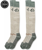 2 Pair Ducks Unlimited Merino Wool Wader Tall Extra Long Heavyweight Warm Socks - £21.95 GBP