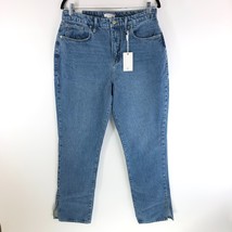 Good American Womens Good Boy Jeans High Rise Split Cuff Blue941 12/31 - £52.75 GBP