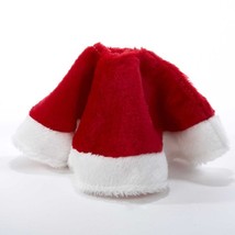 15 Inch Miniature Plush Red and White Christmas Tree Skirt MINI C1886 New - £15.68 GBP