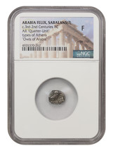 Ancient Persian: (c.3rd-2nd Centuries BC) AR &#39;Quarter-Unit&#39; NGC Fine (Ar... - £108.63 GBP