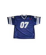 Vintage STARTER #07 Stitched Football Jersey Men’s Blue gray white Size XL  - $28.50