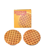 STRANGER THINGS EXCLUSIVE COASTER SET OF 2 ELEVEN NETFLIX WAFFLES CULTUR... - £7.16 GBP