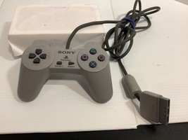 Sony PlayStation 1 PS1 Official OEM Gray Controller SCPH-1080 / Tested - £7.83 GBP