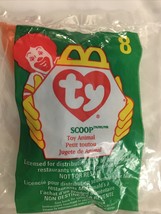 Teenie Beanie Babies Baby 1998 McDonalds Happy Meal Toy SCOOP Pelican #8 Sealed - £3.13 GBP