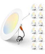 Amico 5/6 Inch 5Cct Led Recessed Lighting 12 Pack, 1050Lm Flat Can, Etl ... - $85.01 CAD