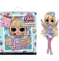 LOL Surprise OMG World Travel Fly Gurl Fashion Doll New With 15 Suprises - £44.53 GBP