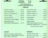 Drunkagan Island Bar &amp; Grill Restaurant Menu Myrtle Beach South Carolina  - £189.95 GBP