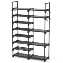 Shoe Rack Organizer, 8-Tier Metal Shoe Rack For Closet Entryway Garage, ... - £43.20 GBP