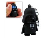 LED DARTH VADER KEYCHAIN w LIGHT and SOUND Toy Keyring Key Chain Ring St... - $8.95