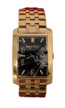 CARAVELLE BULOVA 44A103 GOLD TONE WORKING MENS WRISTWATCH CRACKED CRYSTA... - $456.66 MXN