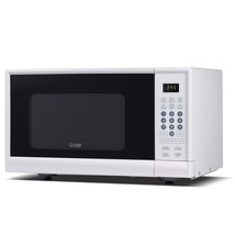 900 Watt Counter Top Microwave Oven, 0.9 Cubic Feet, White Cabinet - $152.99
