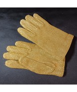 Vintage Gold Glitter Wrist Gloves - €5,11 EUR