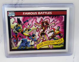 1990 Marvel Universe Series 1 Famous Battles Dark Phoenix Saga #98 - £1.47 GBP