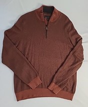 Jos A Bank Cotton Cashmere Mens Size XXL Knit 1/4 Zip Fashion Sweater Nice - £15.68 GBP