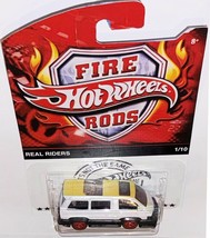 1986 Toyota Van Custom Hot Wheels Fire Rods Series w/ Real Riders - £75.37 GBP