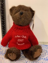 Boyds Inter Club Tennis Bear 9 inch tall - £5.97 GBP
