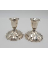 Towle Sterling Silver Vintage Pair of candlesticks Weighted Reinforced - £43.24 GBP