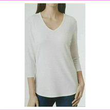 SegMents Women 3/4 Sleeve Basic/Essential Tencel V-neck Tshirt - $18.99
