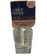 Sally Hansen Top Coat Color Therapy Nail Polish 0.5 oz Clear New - £4.63 GBP