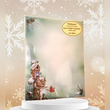 Leanin&#39; Tree ❄Winter Stationery,Birds &amp; Birdhouses, NWT - £9.69 GBP