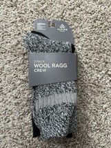 Alpine Design 2Pk Wool Ragg Crew Socks Unisex Size Med Gray/Black M:4-9 ... - £11.06 GBP