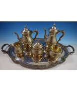 Kensington by Gorham Sterling Silver Tea Set 6pc with &quot;D&quot; Monogram (#1188) - €16.507,64 EUR