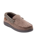Dearfoams Mens Slippers Brown Memory Foam Slip-On Indoor Outdoor - €34,23 EUR