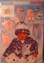 Pattern 5092 Winter Baby Infant Clothes sz L-XLG (22-25 lbs - 26-29 lbs) - £5.57 GBP