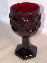 Avon Ruby Red Cape Cod 4.5 Inch Wine Goblet - $12.99