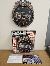 Dale Earnhardt NASCAR Race Wall Clock with Sounds Vintage 2000 Tested Wo... - $19.75