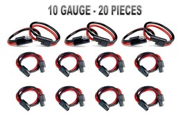 12&quot; 2 Pin Quick Disconnect 10 Gauge Polarized Molded Connectors Electric 20 Pcs - £69.69 GBP