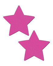 Pastease Basic Star Black Light Reactive - Neon Pink O/S - $15.14