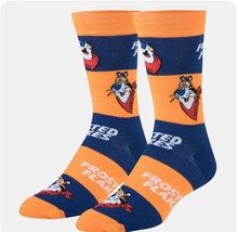 Mens Crew Socks KELLOGG&#39;S FROSTED FLAKES Blue - NWT - £4.23 GBP