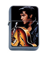 Elvis Presley Photo With Guitar Oil Lighter 182 - £10.74 GBP
