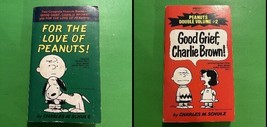 For The Love of Peanuts &amp; Good Grief Charlie Brown - 2 In 1 Paperback Book - £8.88 GBP