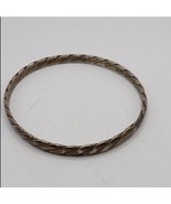 Twisted Sterling Bangle - $41.88 CAD
