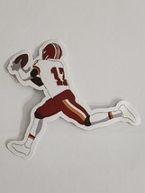 Football Player Running and Catching the Ball #17 Sticker Decal Embellishment - £2.03 GBP
