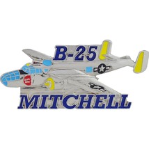 B-25 Mitchell Airplane Pin Pewter 2 3/8&quot; - £8.47 GBP