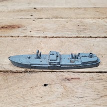 Vintage Tootsietoy Transport Frigate Us Navy Ship No. 1039 Gray Usa Tootsie Toy - $24.70