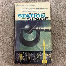 Station in Space Fiction Paperback Book by James Gunn Bantam Book 1958 - $12.19