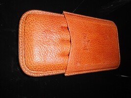 Pheasant Leather Cigar Case Holds up to 4 Stogies image 6