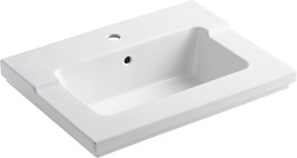 Kohler K-2979-1-0 Tresham One-Piece Surface And Integrated Bathroom Sink, White - £296.65 GBP