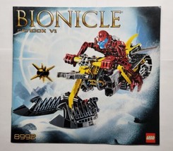 Lego Bionicle Cendox V1 8992 Instruction Manual ONLY  - £7.77 GBP