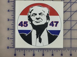 Donald Trump 45 47 #FJB Vinyl Decal Sticker Save America 5&quot; outdoor bumper - £3.88 GBP