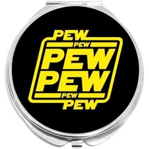 Pew Pew Pew Compact with Mirrors - Perfect for your Pocket or Purse - $11.76